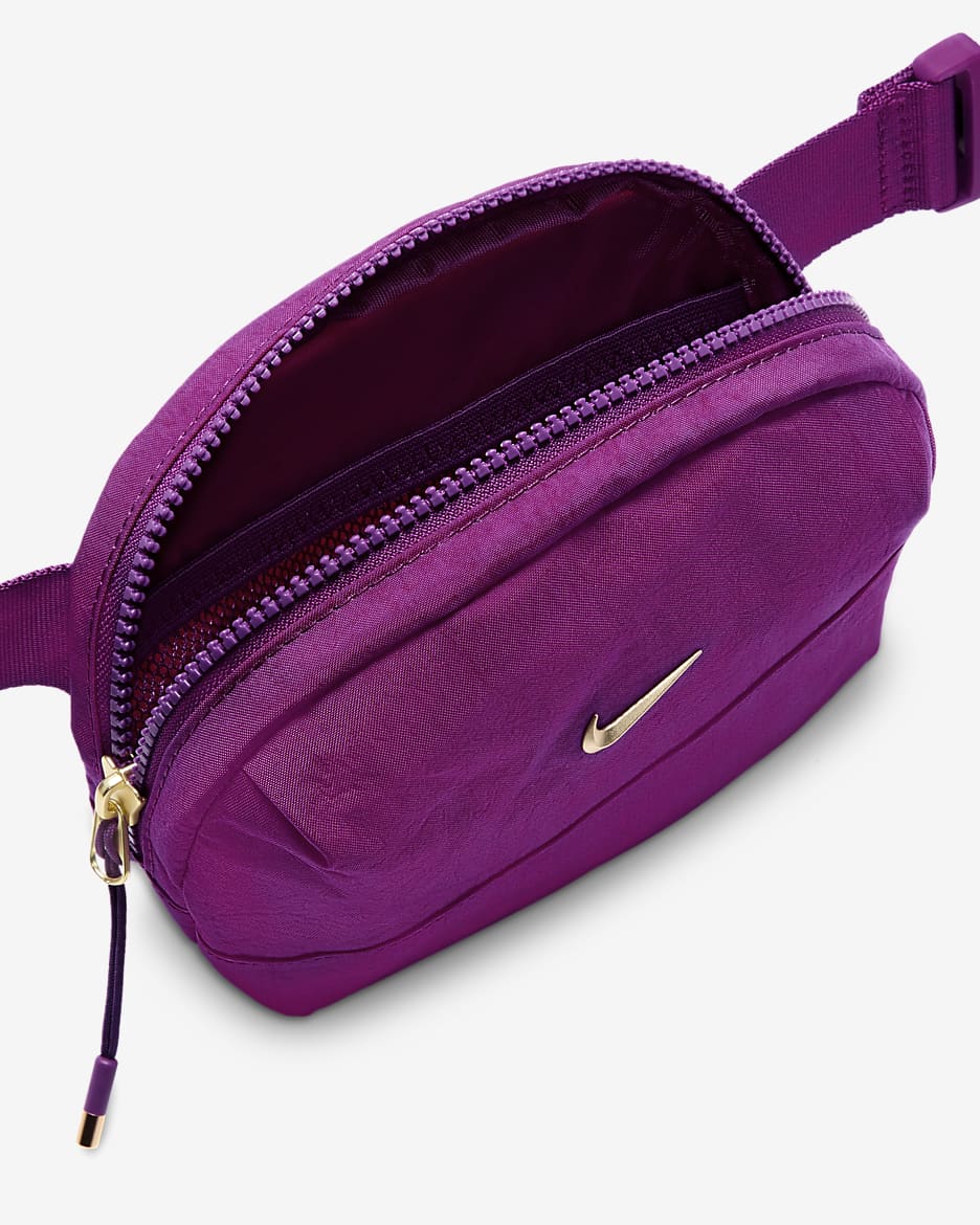 Bolsa bandolera (2 L) Nike Aura - Violeta viotech/Violeta viotech/Estrella oro liso