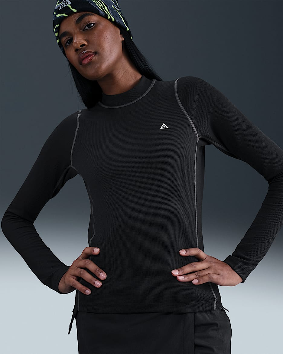 Nike ACG "Chinati" Women's Dri-FIT ADV Long-Sleeve Base Layer - Black/Anthracite/Summit White