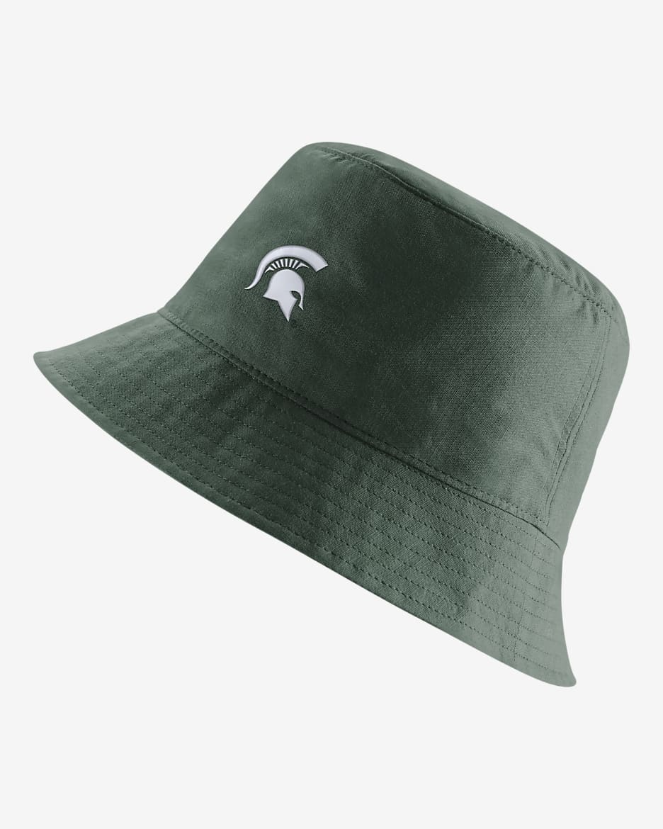 Michigan State Nike College Bucket Hat - Noble Green