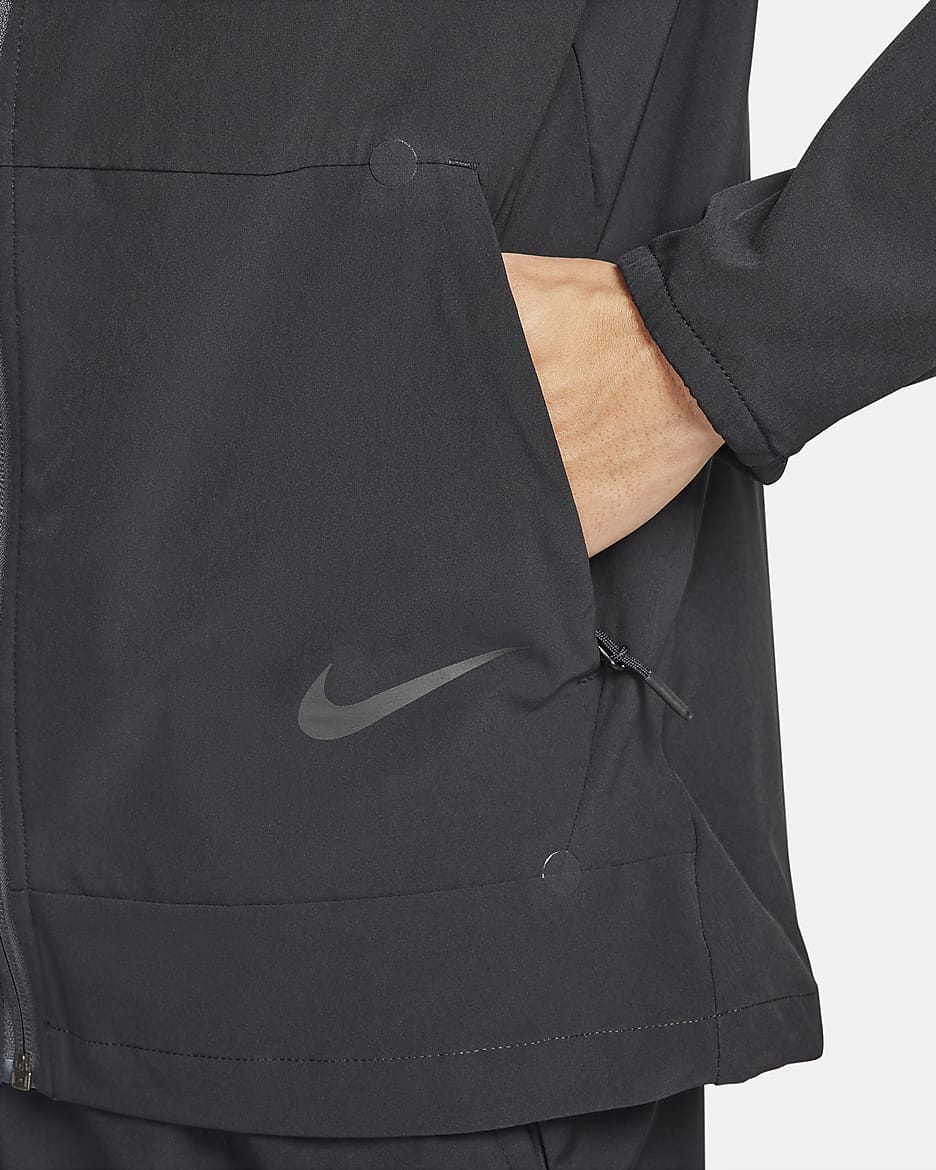Nike Unlimited Men's Repel Jacket - Black/Anthracite/Light Pumice/Black