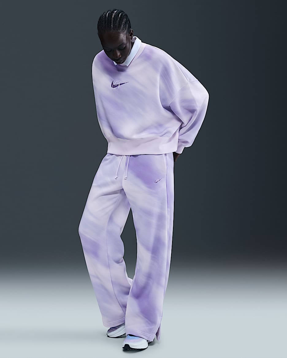Nike Sportswear Phoenix Fleece Women's High-Waisted Sweatpants - Barely Grape