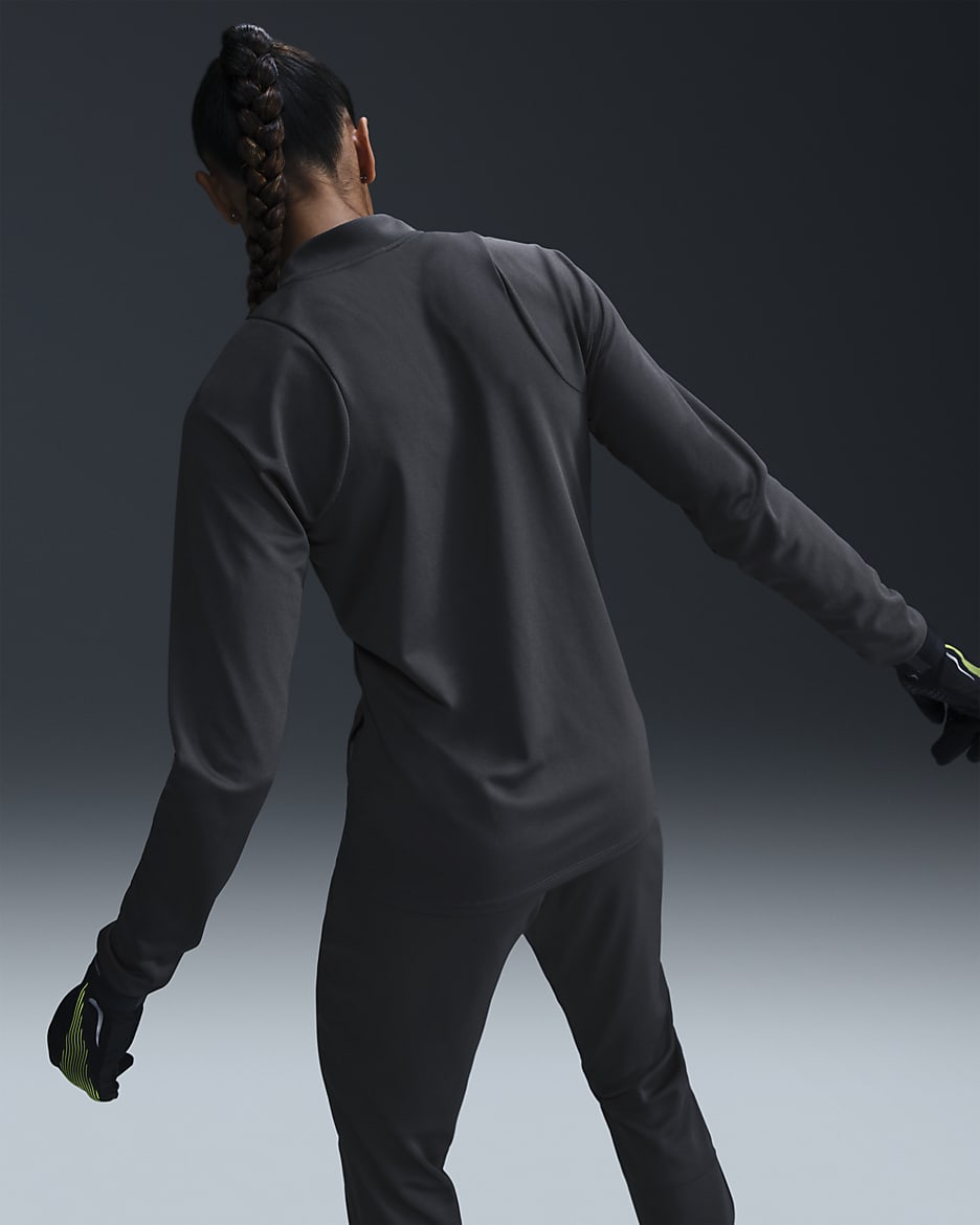 Nike Dri-FIT Academy-tracksuit til kvinder - Anthracite/Volt