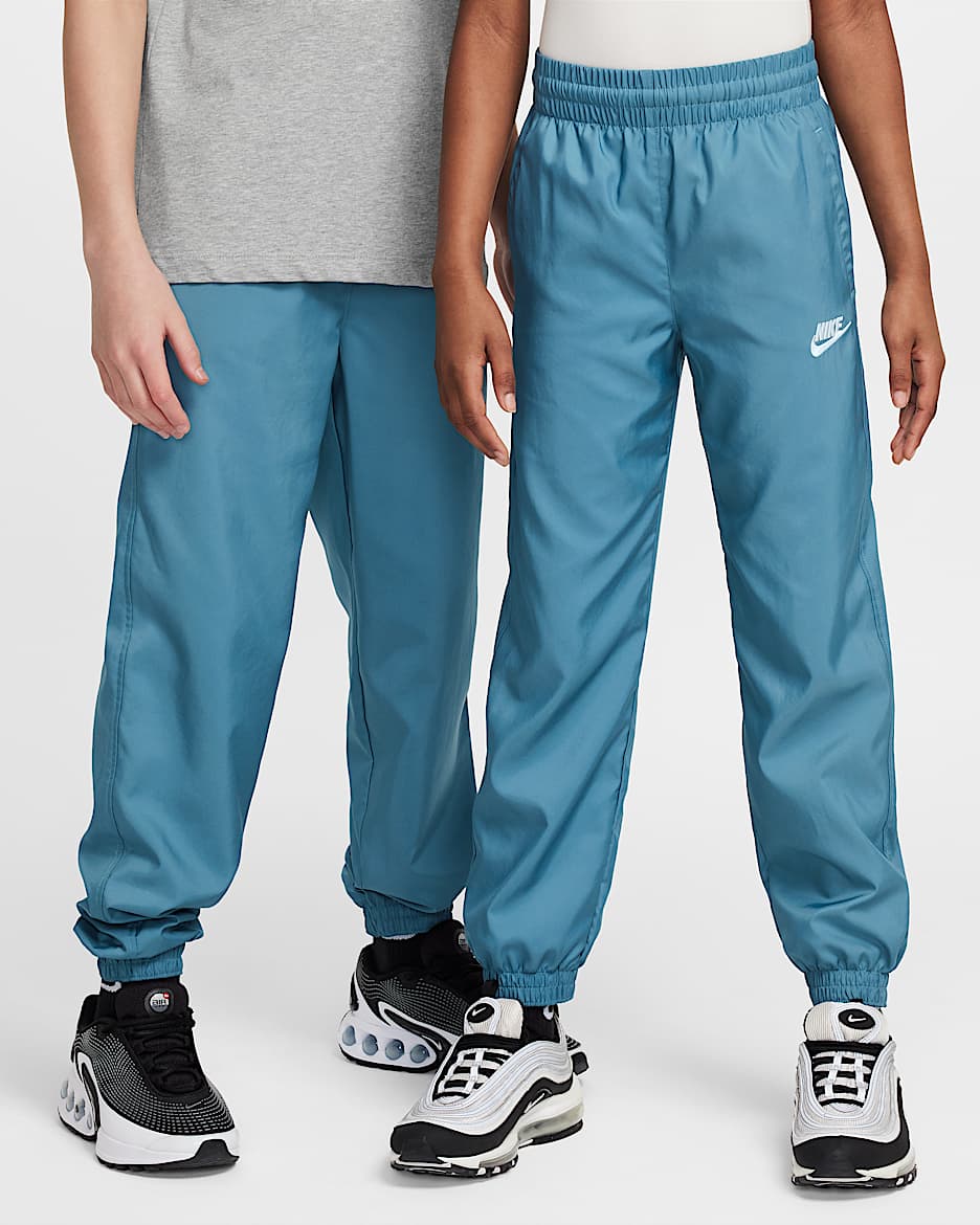 Nike Sportswear Club Web-Jogger (ältere Kinder) - Smokey Blue/Weiß