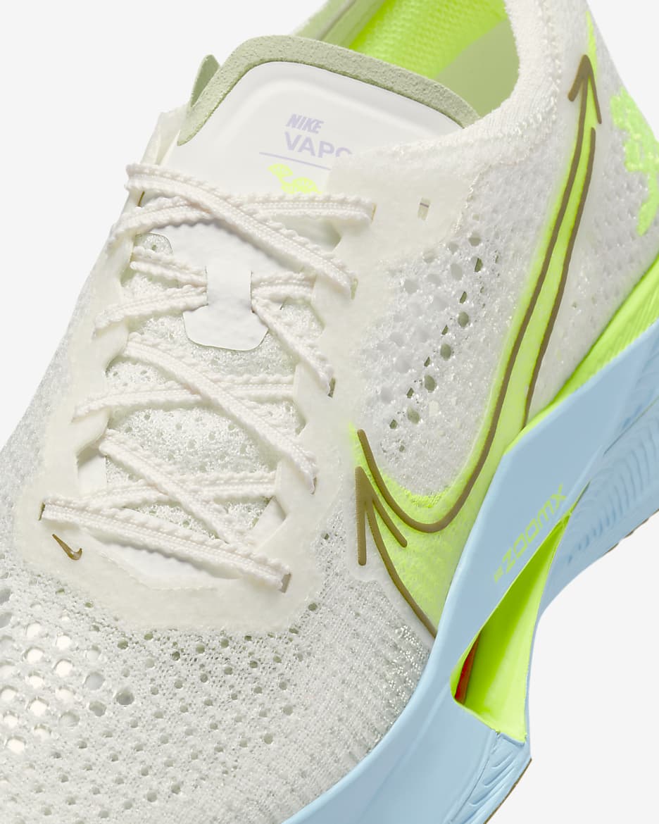 Nike Vaporfly 3 Women's Road Racing Shoes - Sail/Olive Aura/Volt/Glacier Blue