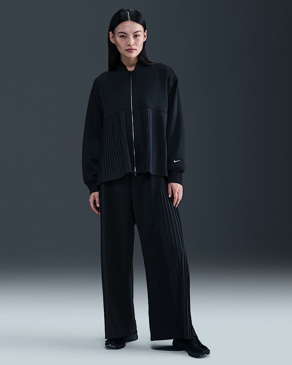Nike Sportswear Women's Pleated Trousers - Black/Sail