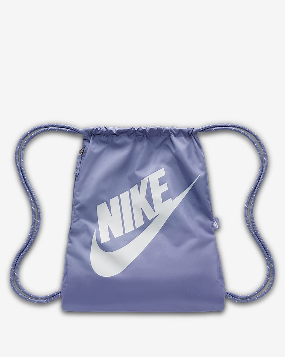 Nike Heritage Tasche mit Kordelzug (13 l) - World Indigo/World Indigo/Weiß