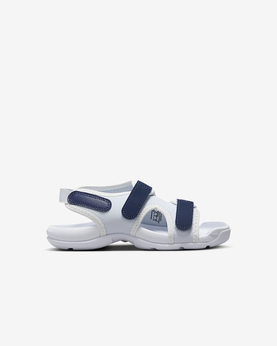 Nike Sunray Adjust 6 Younger Kids' Slides - Football Grey/Summit White/White/Midnight Navy