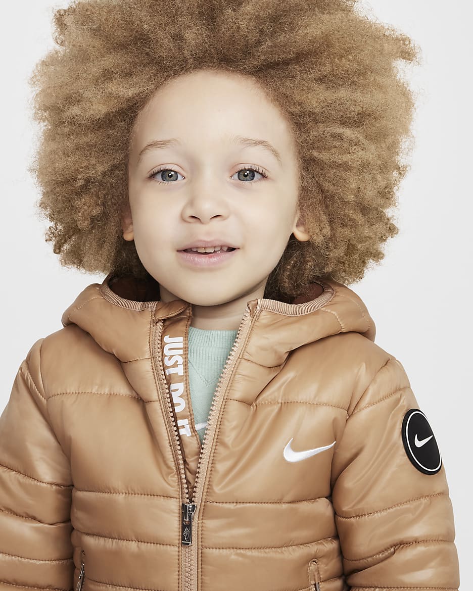 Nike Toddler Filled Quilted Jacket - Hemp