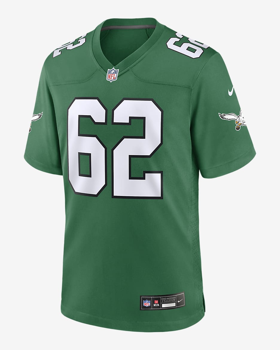 Jason Kelce Philadelphia Eagles Men's Nike NFL Game Football Jersey - Kelly Green