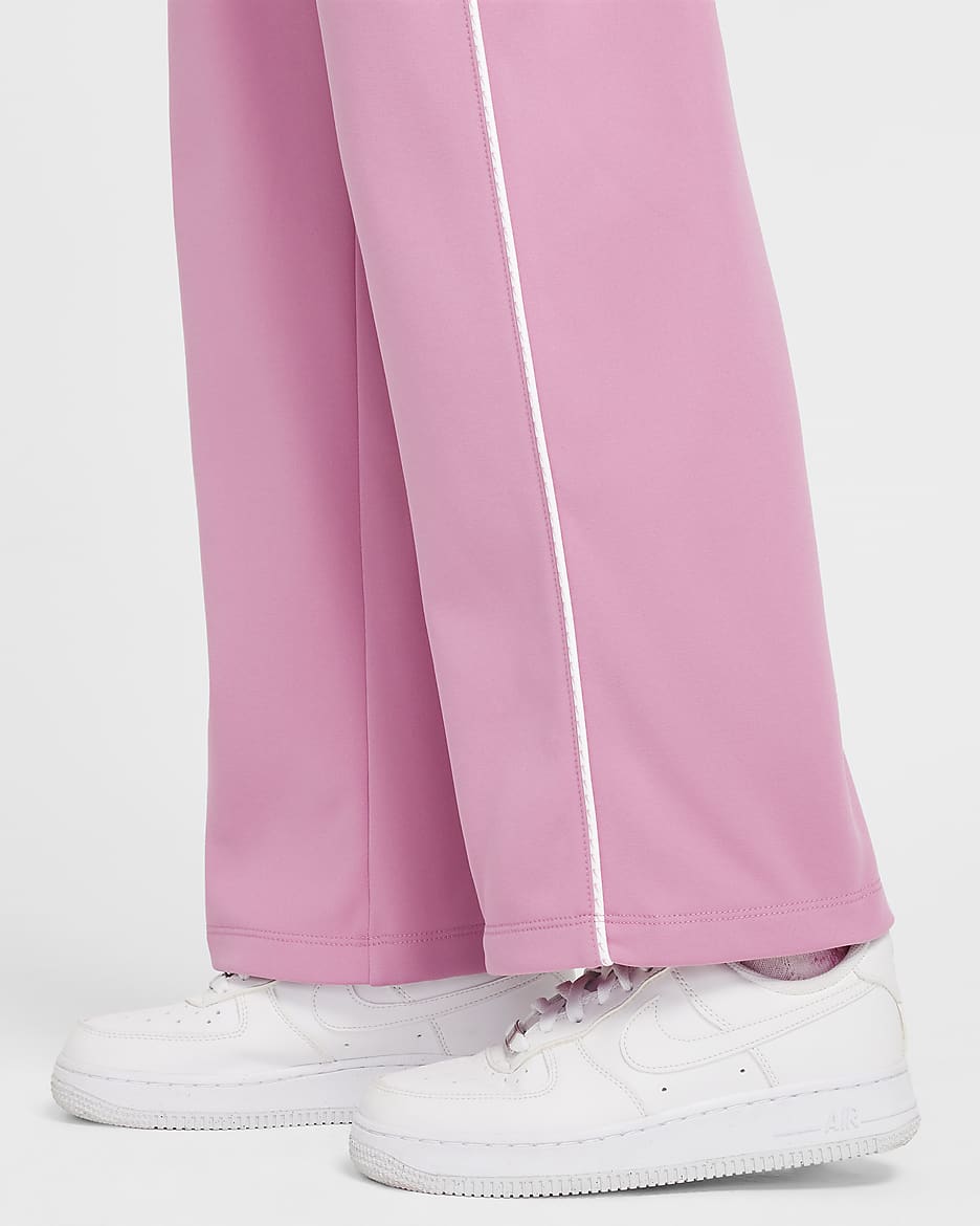 Nike Sportswear Older Kids' (Girls') Tracksuit - Magic Flamingo/Magic Flamingo/White/White