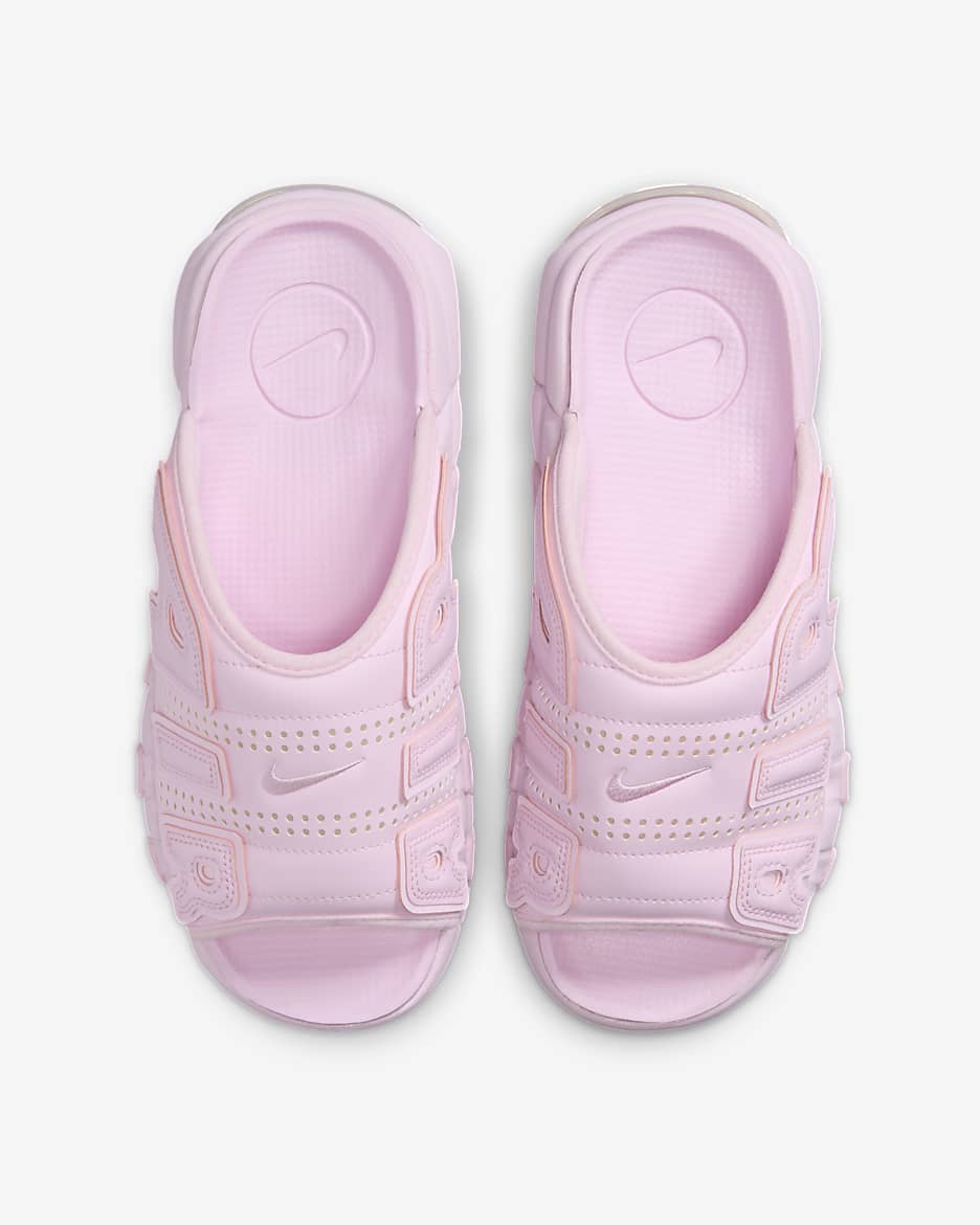 Nike Air More Uptempo Women's Slides - Pink Foam/Clear/Pink Foam