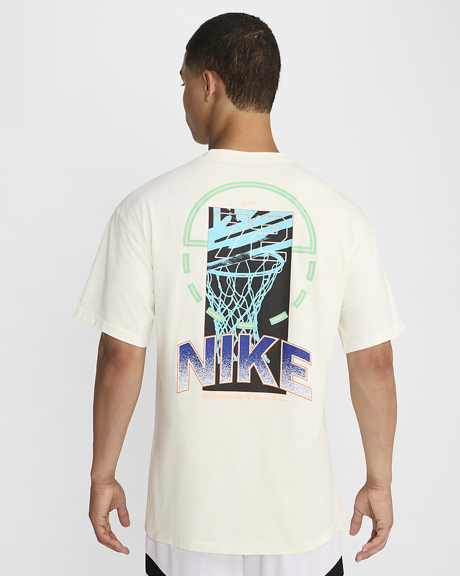 Nike Max90 Basketball-T-Shirt (Herren) - Coconut Milk