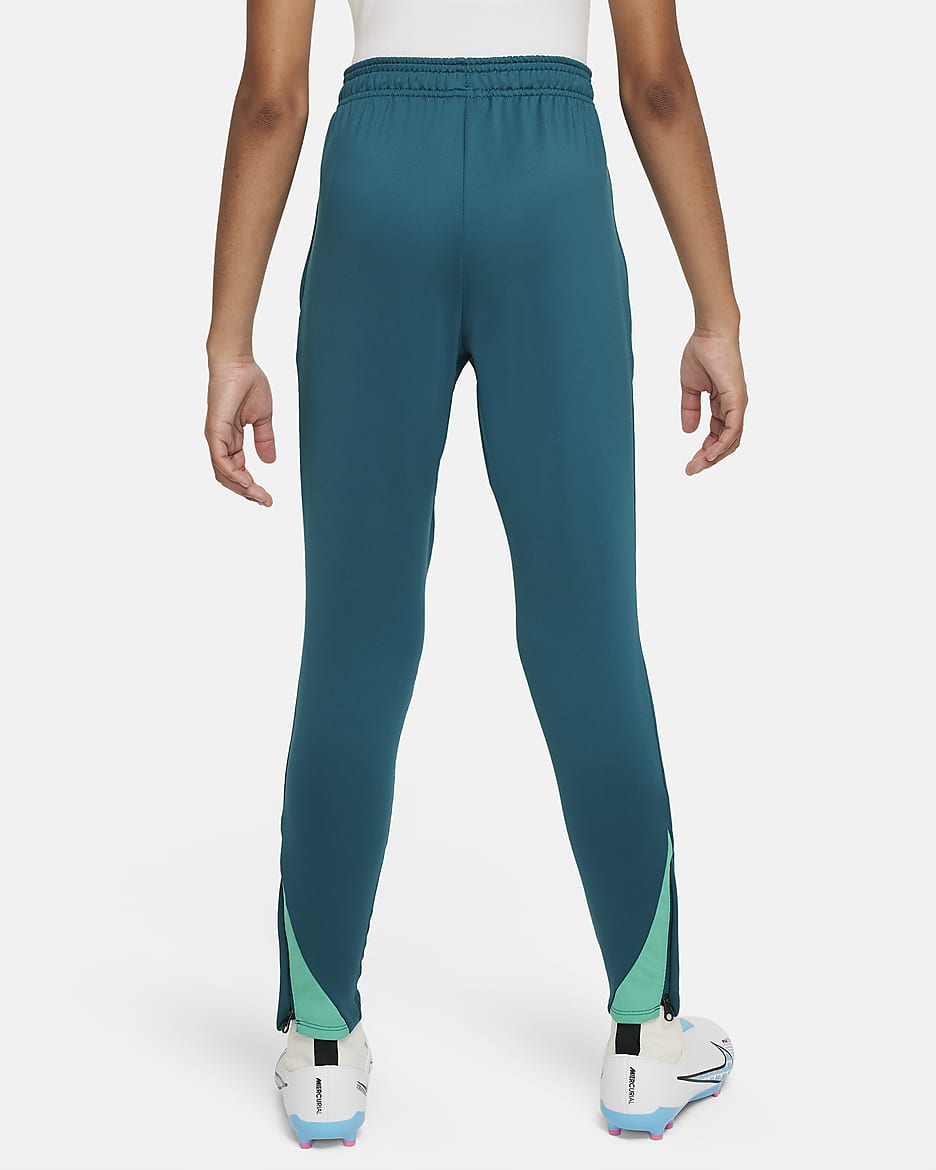 Portugal Strike Older Kids' Nike Dri-FIT Football Knit Pants - Geode Teal/Kinetic Green/Sail