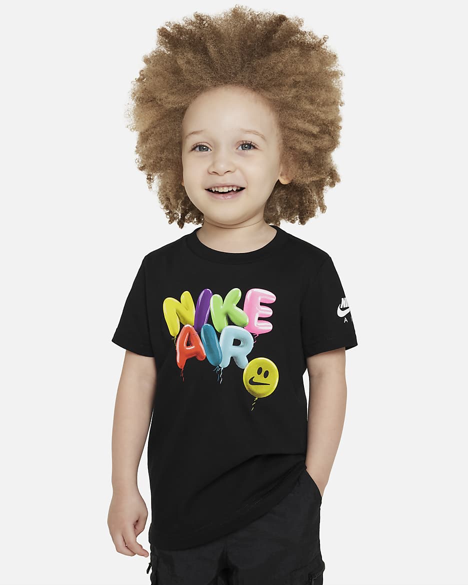 Nike Air Balloon Tee Toddler T-Shirt - Black