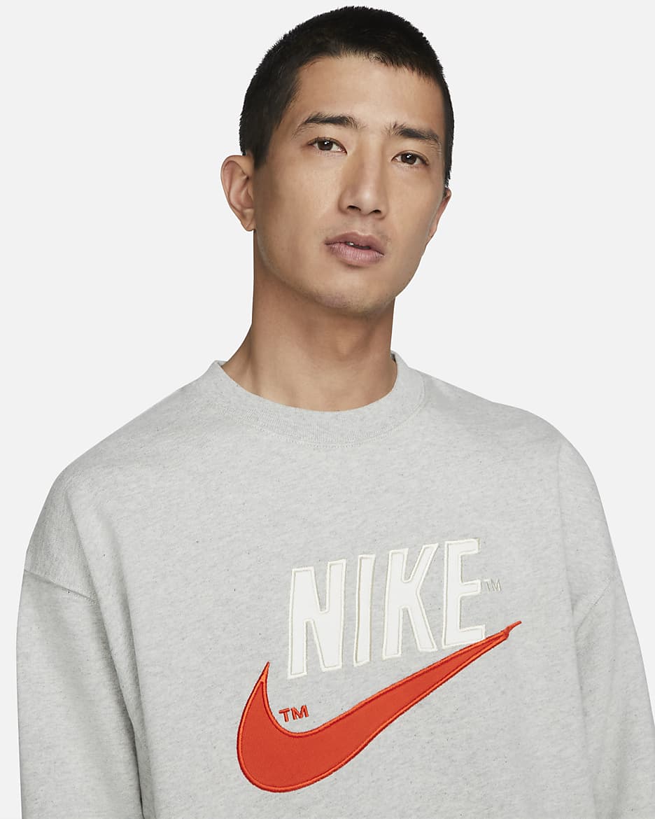 Nike Sportswear Sudadera de tejido French terry - Hombre - Gris jaspeado