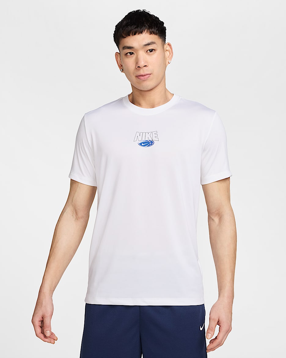 Nike Men's Dri-FIT Basketball T-Shirt - White