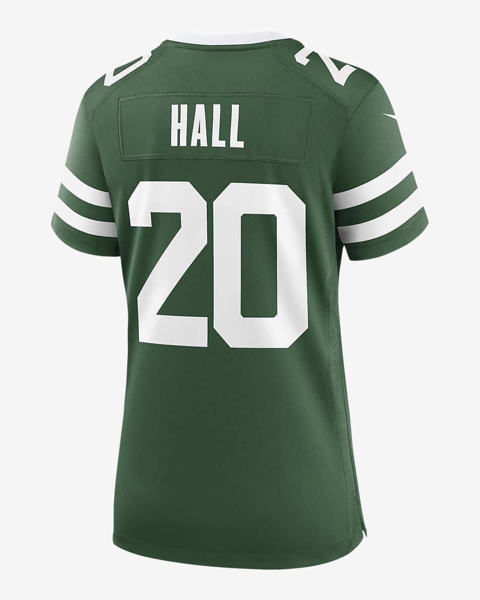 Jersey de fútbol americano Nike de la NFL Game para mujer Breece Hall New York Jets - Verde