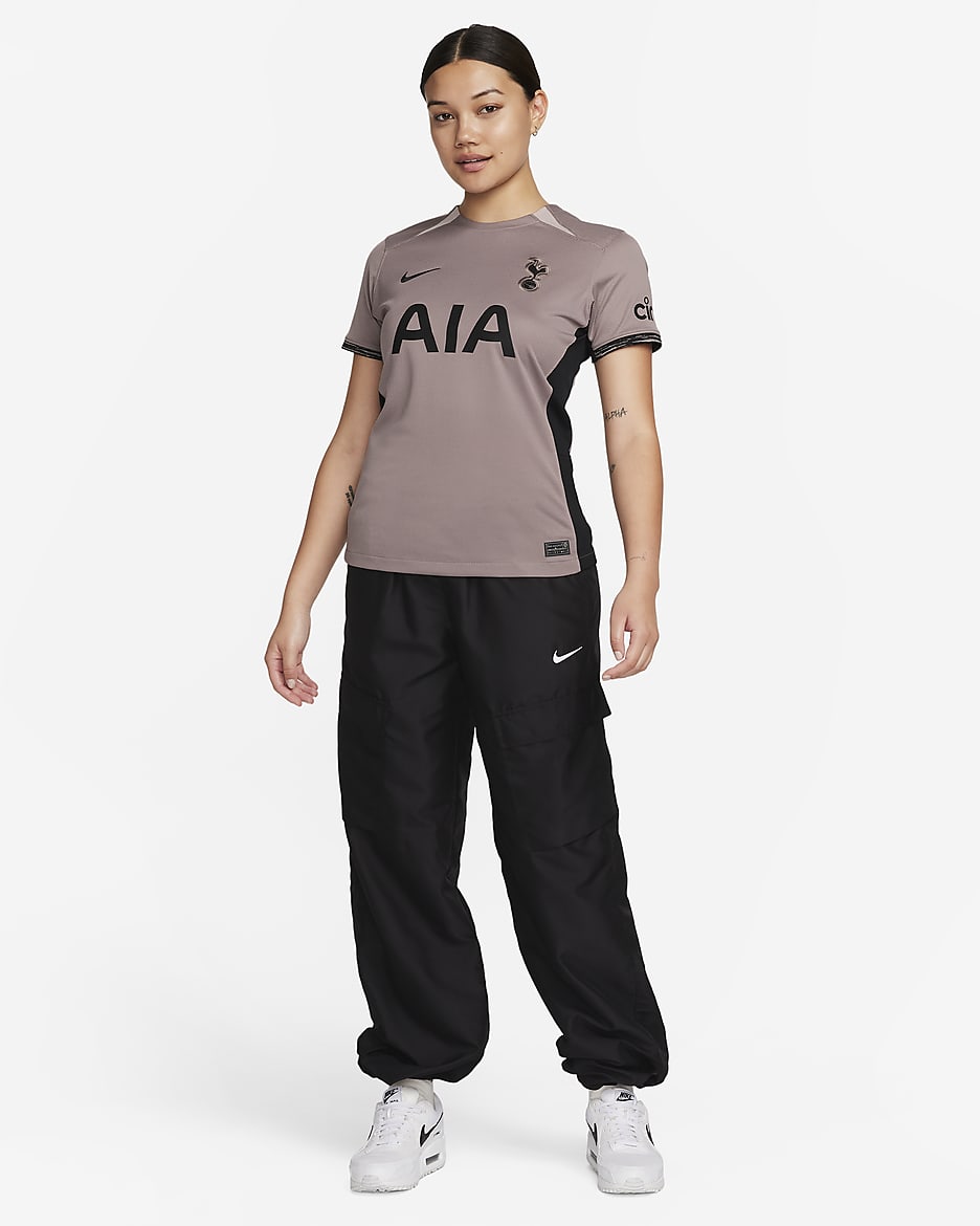 Tottenham Hotspur 2023/24 Stadium Third Women's Nike Dri-FIT Football Shirt - Taupe Haze/Diffused Taupe/Black