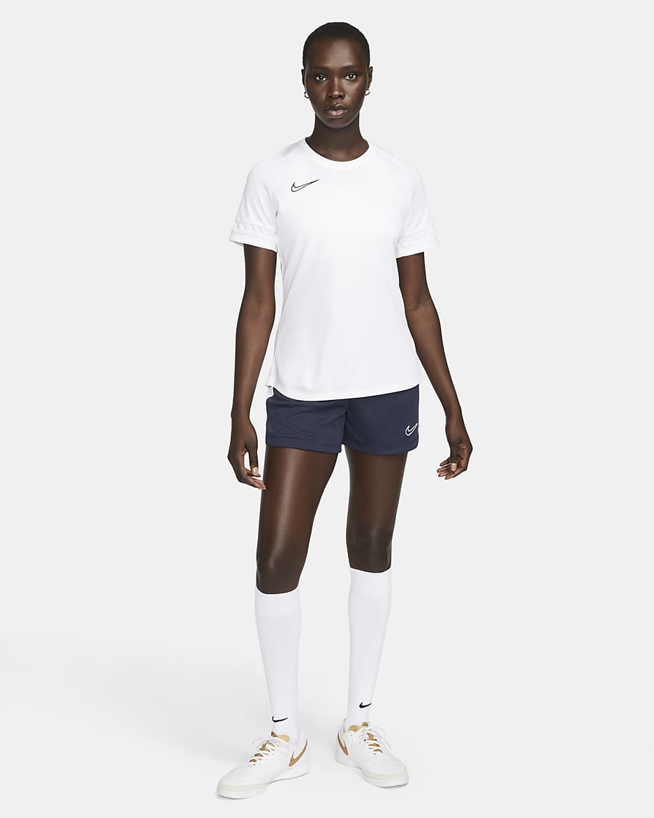 Nike Dri-FIT Academy 23 Women's Football Shorts - Obsidian/White/White