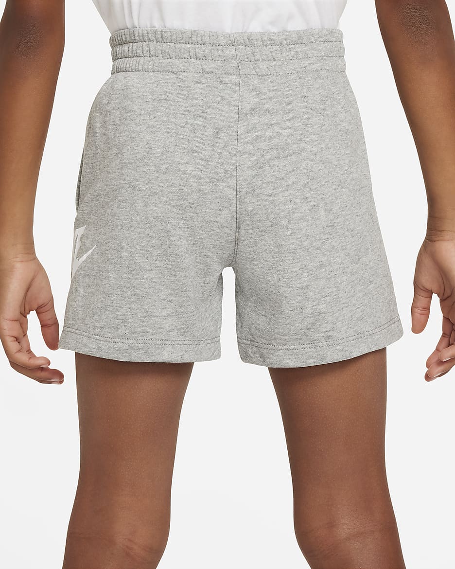 Shorts de French Terry para niños talla pequeña Nike Sportswear Club - Gris oscuro jaspeado