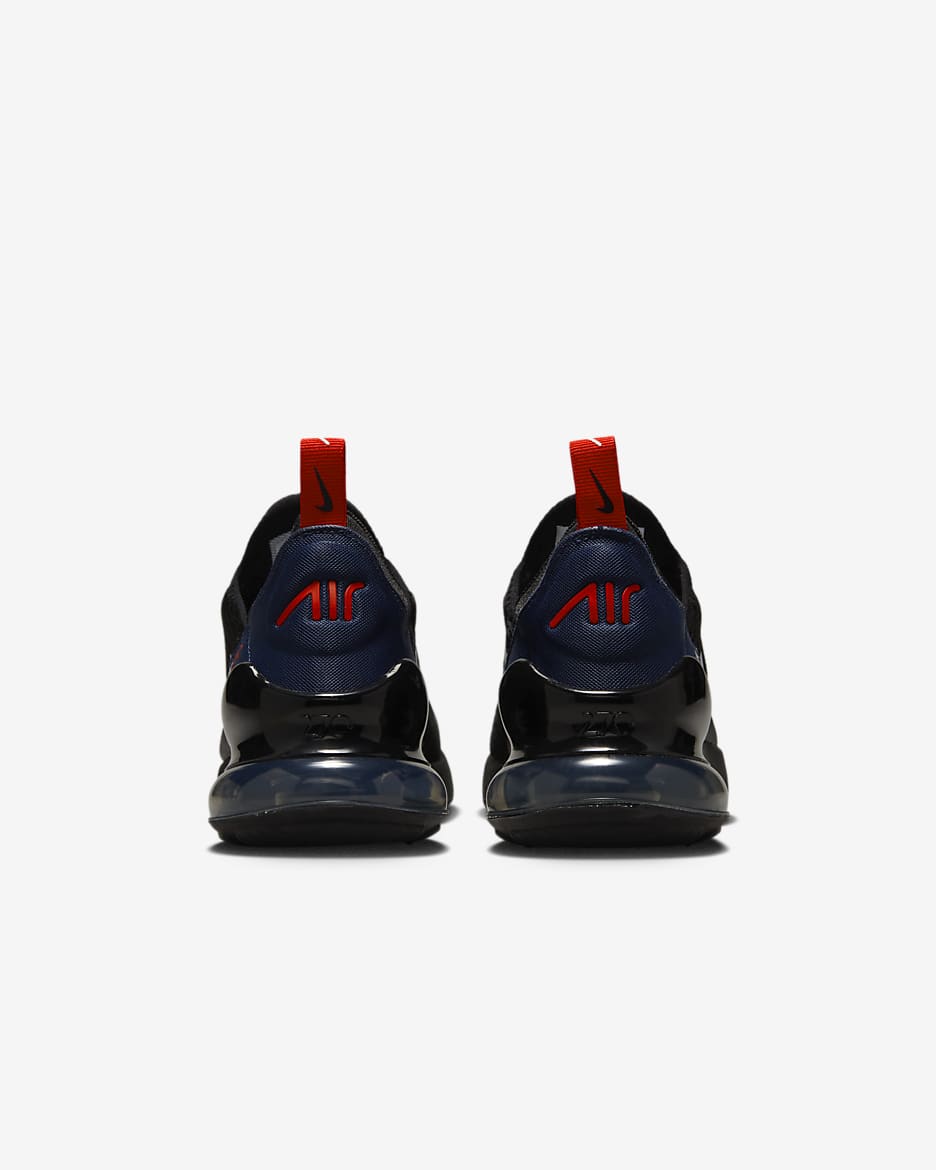 Nike Air Max 270 Older Kids' Shoes - Black/Midnight Navy/University Red/White