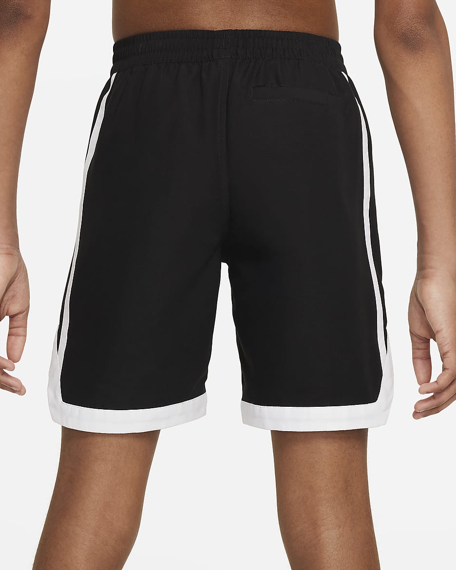 Shorts de voleibol de 18 cm para niño talla grande Natación Nike Fadeaway - Negro