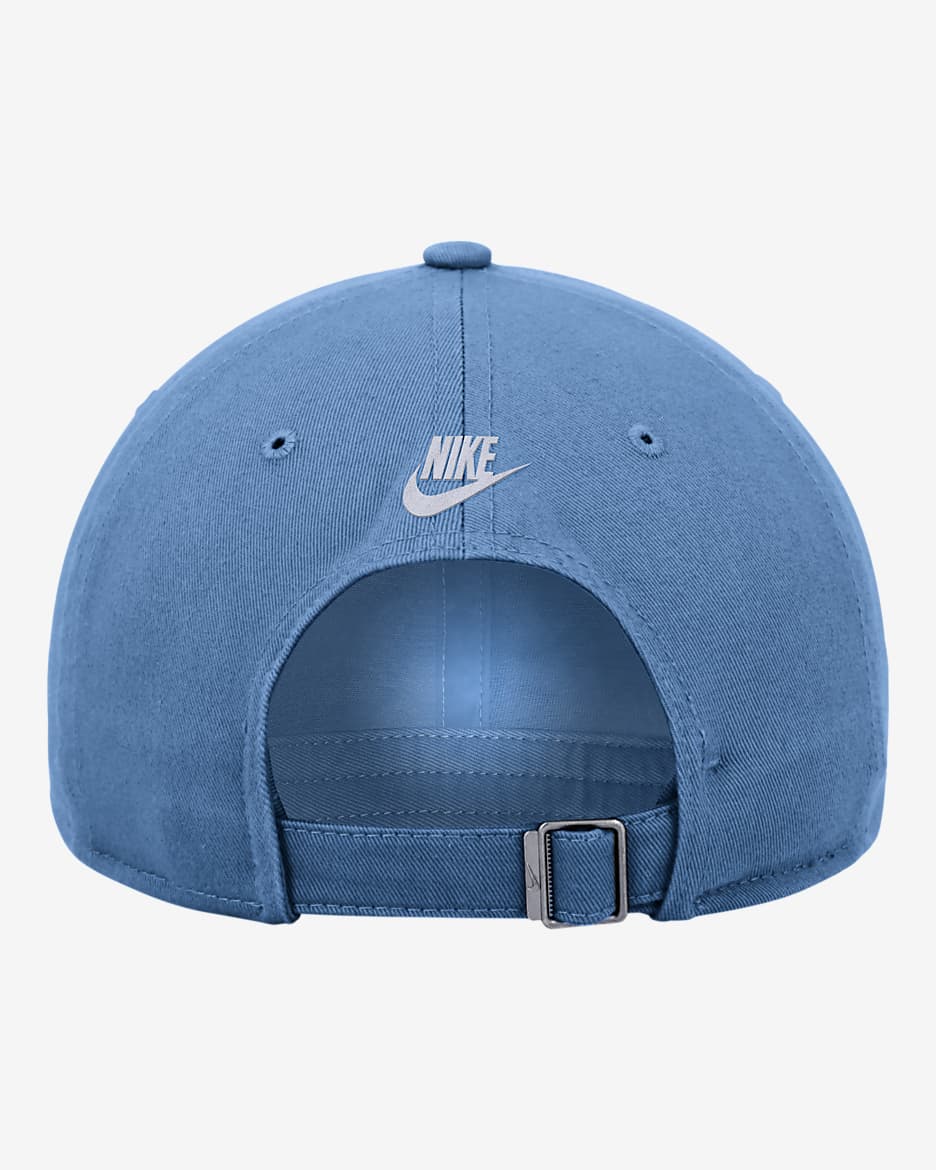 UNC Logo Nike College Adjustable Cap - Valor Blue