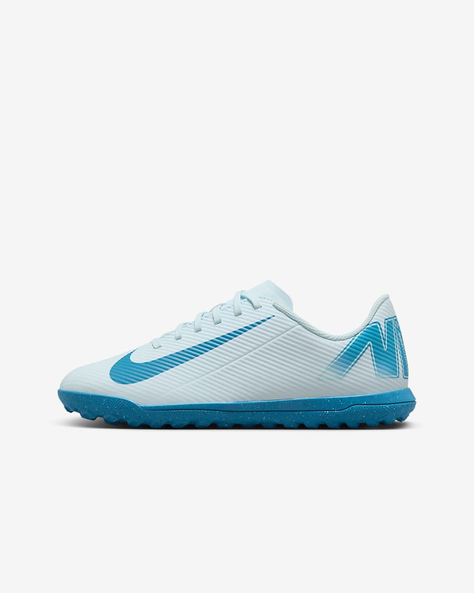 Nike Jr. Mercurial Vapor 16 Club TF Düşük Bilekli Küçük/Genç Çocuk Kramponu - Glacier Blue/Blue Orbit