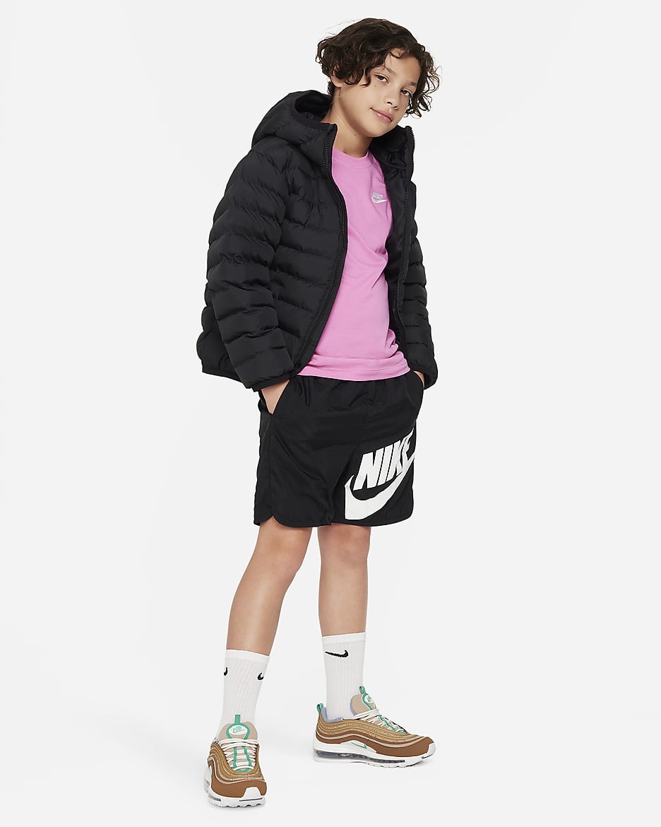 Nike Sportswear Big Kids' T-Shirt - Playful Pink/White