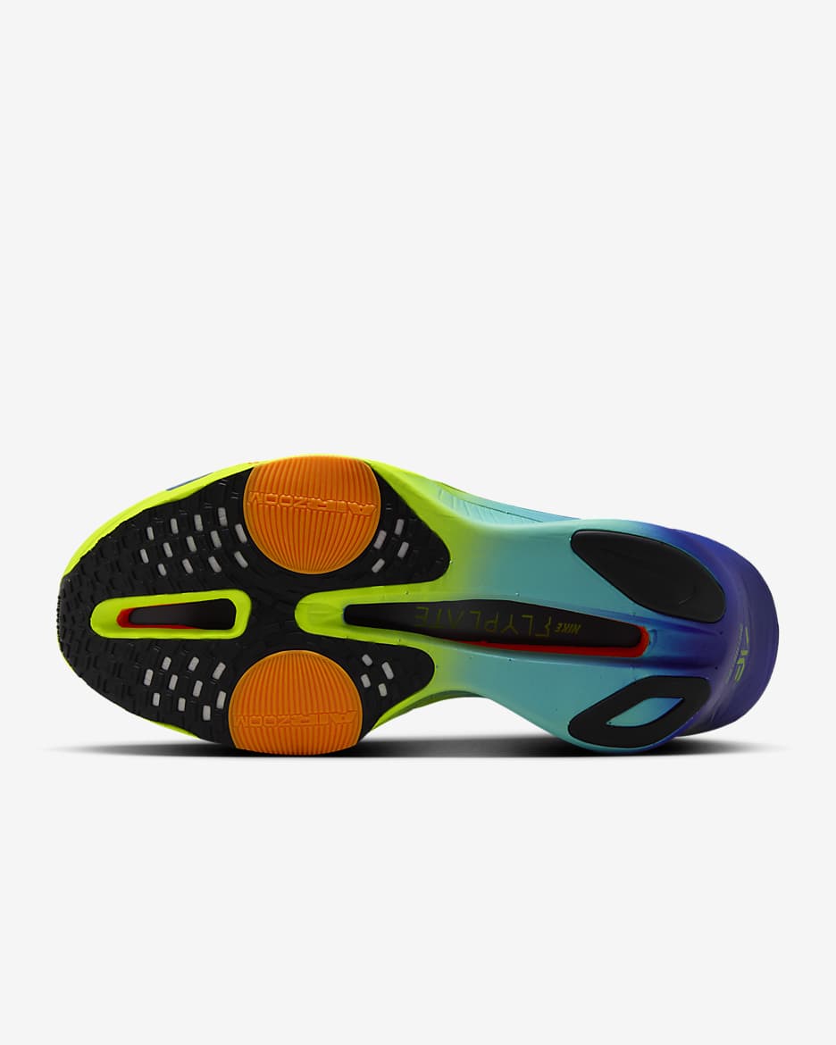 Tenis de carrera en pavimento para mujer Nike Alphafly 3 - Volt/Cactus empolvado/Naranja total/Concordia