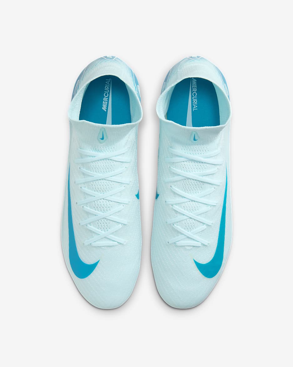 Nike Mercurial Superfly 10 Elite SG-Pro High-Top Football Boot - Glacier Blue/Blue Orbit