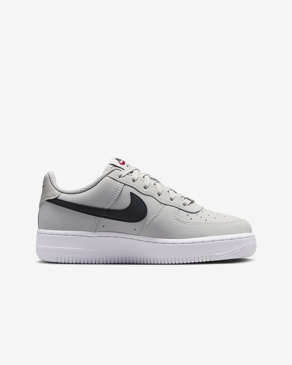 รองเท้าเด็กโต Nike Air Force 1 LV8 - Light Iron Ore/ขาว/ดำ/Light Iron Ore