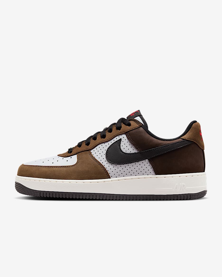 Nike Air Force 1 Low Retro Men's Shoes - White/Bison/Black