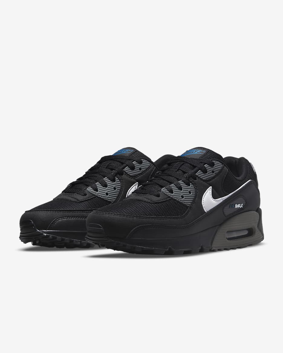 Chaussures Nike Air Max 90 pour Homme - Noir/Marina/Iron Grey/Blanc