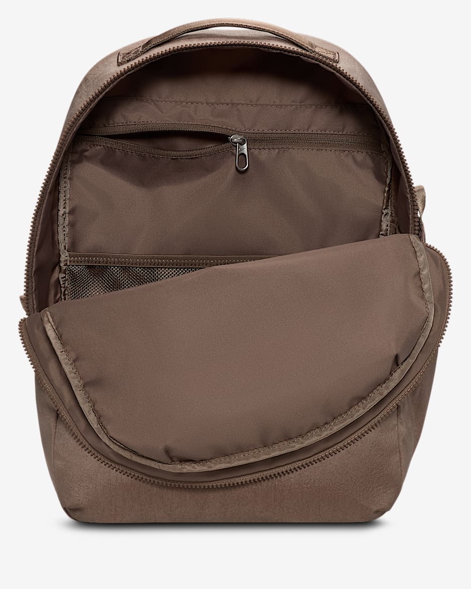 Nike Aura Backpack (24L) - Mink Brown/Mink Brown/Matte Silver