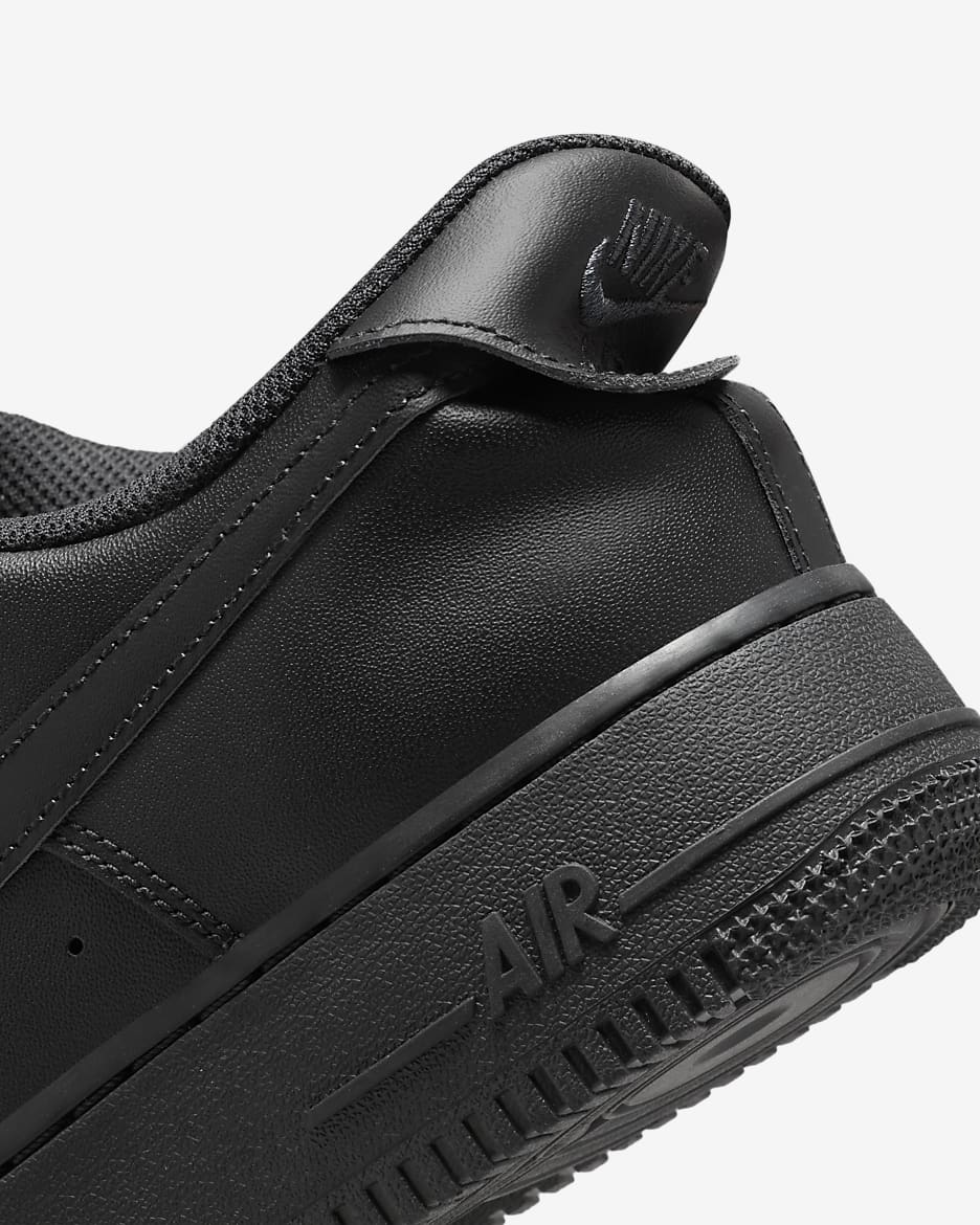 Nike Air Force 1 '07 EasyOn Shoes - Black/Black/Black