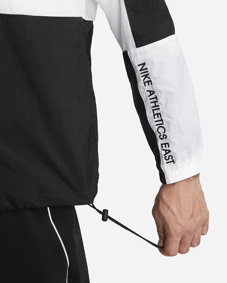 nike sportswear hooded woven jacket