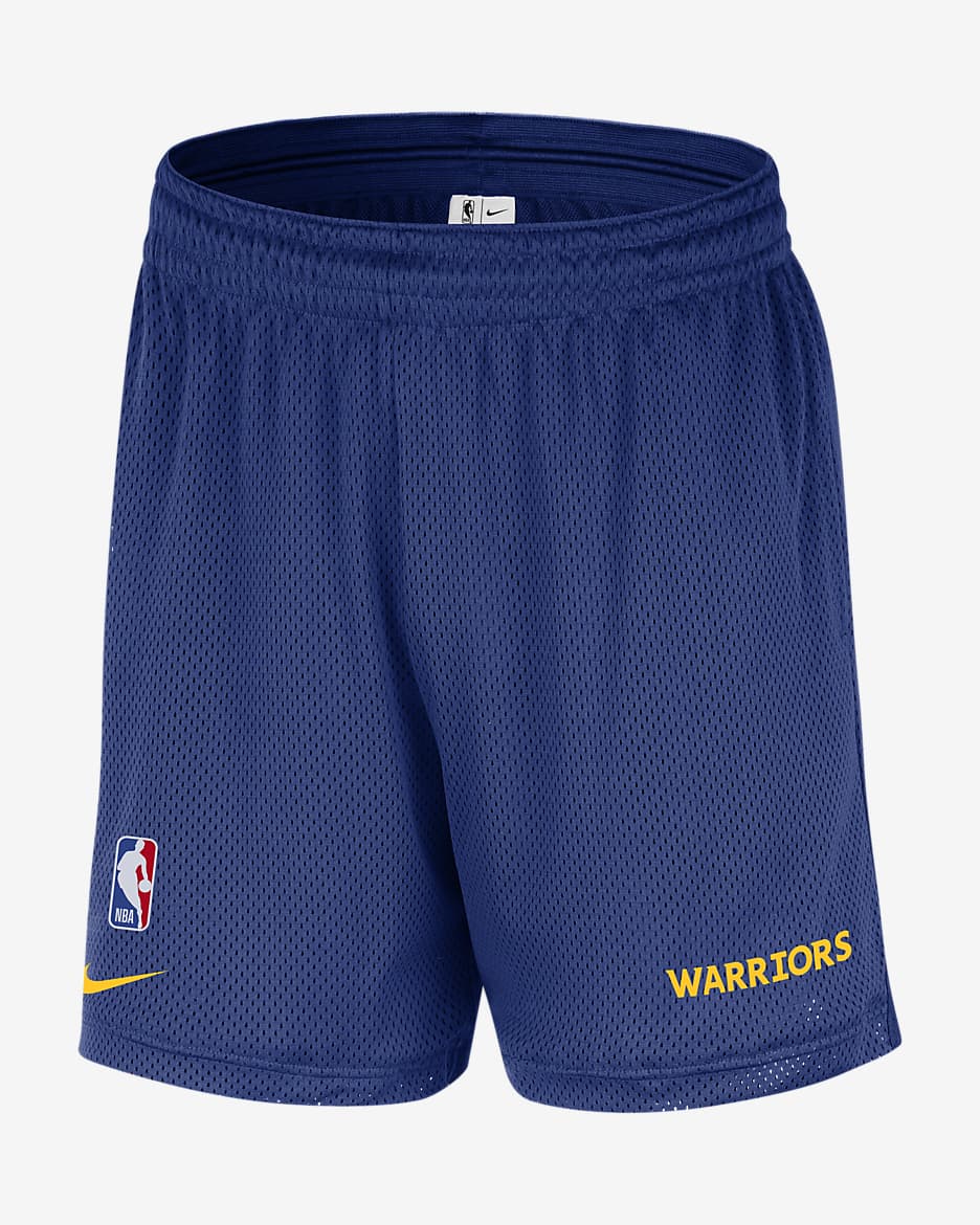 Golden State Warriors Men's Nike NBA Mesh Shorts - Rush Blue