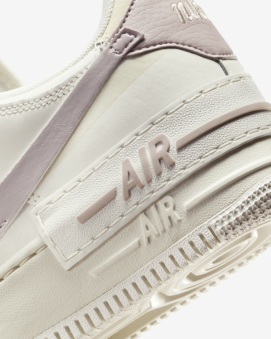 Nike Air Force 1 Shadow Women's Shoes - Sail/Coconut Milk/Platinum Violet