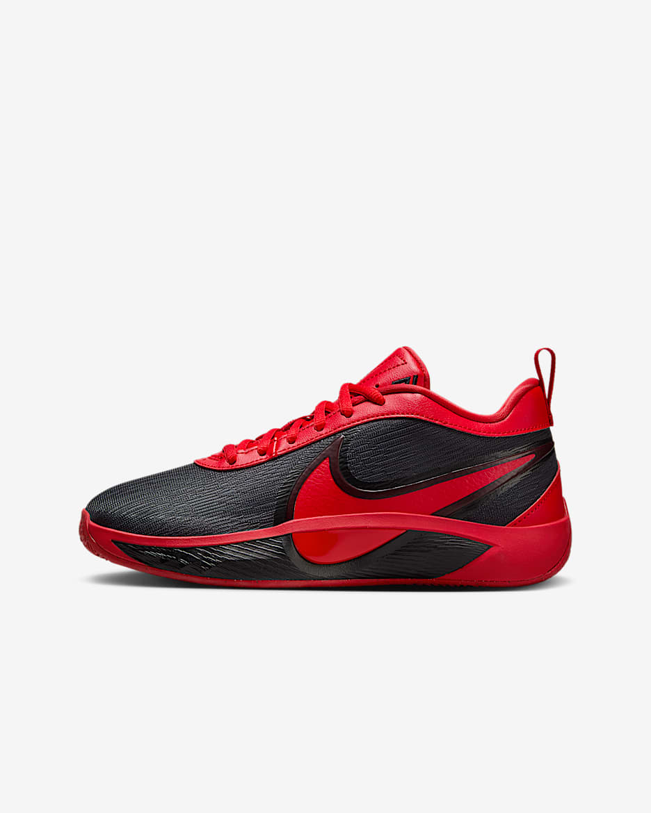 Giannis Freak 6 Older Kids' Basketball Shoes - Black/University Red