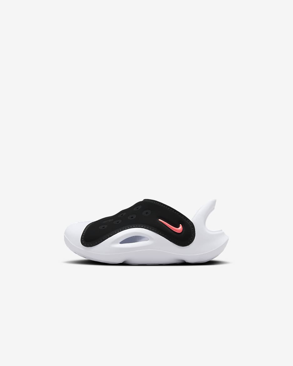 Sandalias para bebé e infantil Nike Aqua Swoosh - Negro/Verde strike/Blanco/Hipernaranja