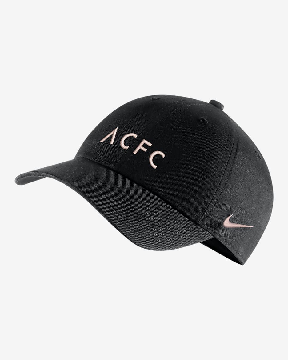 Gorra de fútbol Nike Angel City FC Heritage86 - Negro