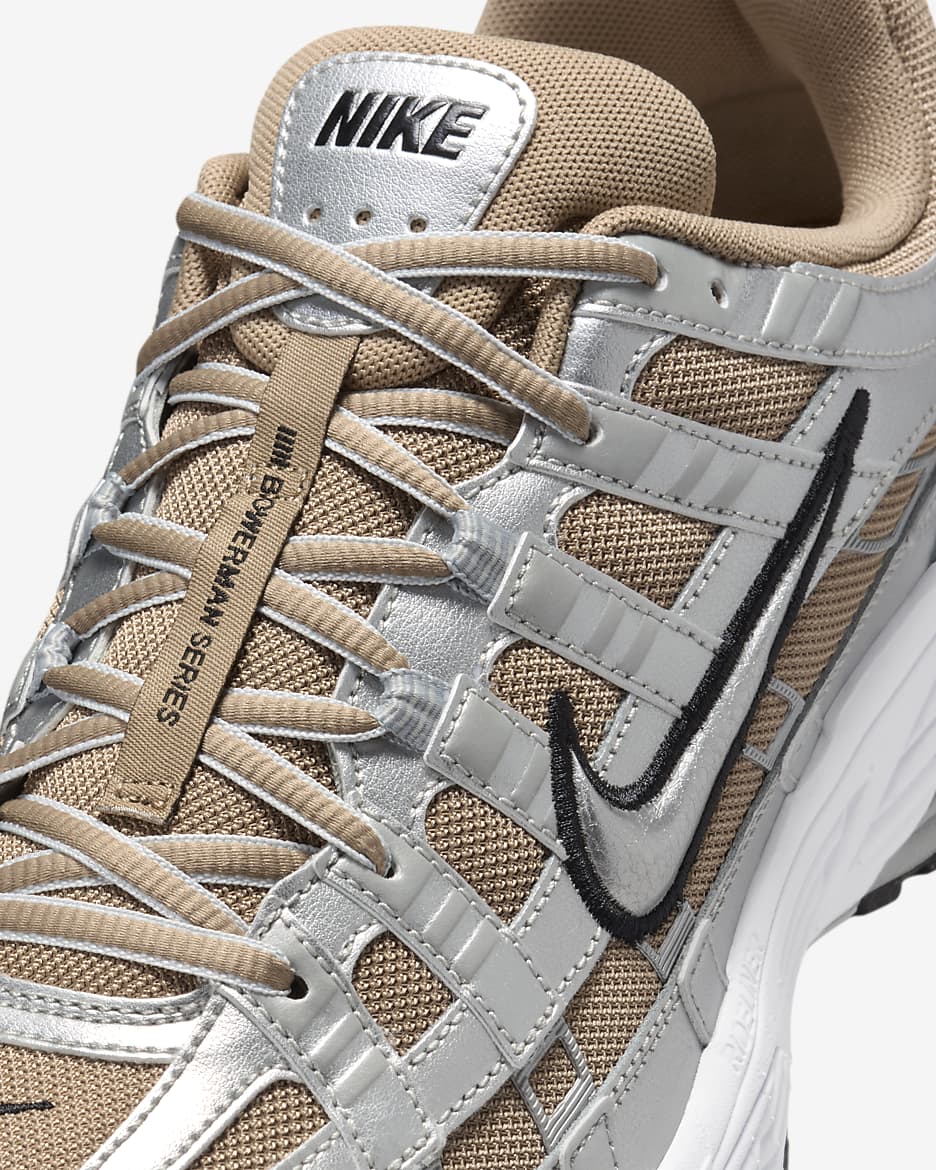 Nike P-6000 Men's Shoes - Khaki/Metallic Platinum/Pure Platinum/Metallic Silver