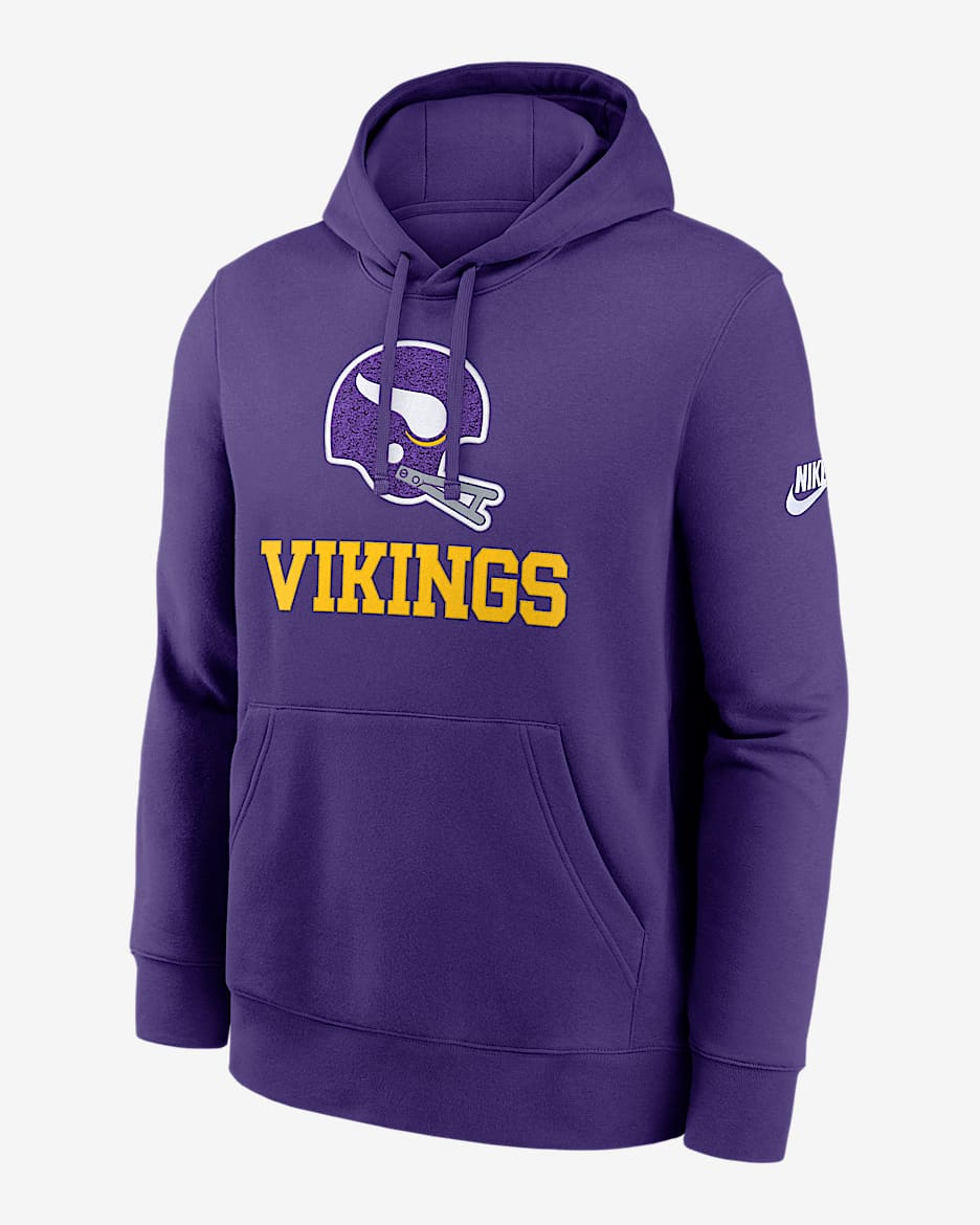 Minnesota Vikings Best Season Rewind Club Men's Nike NFL Pullover Hoodie - Purple