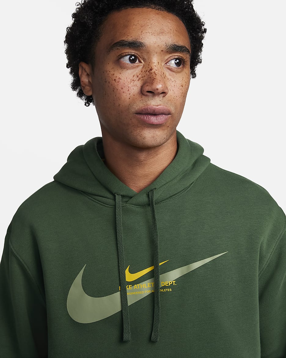 Męska dzianinowa bluza z kapturem Nike Sportswear - Fir