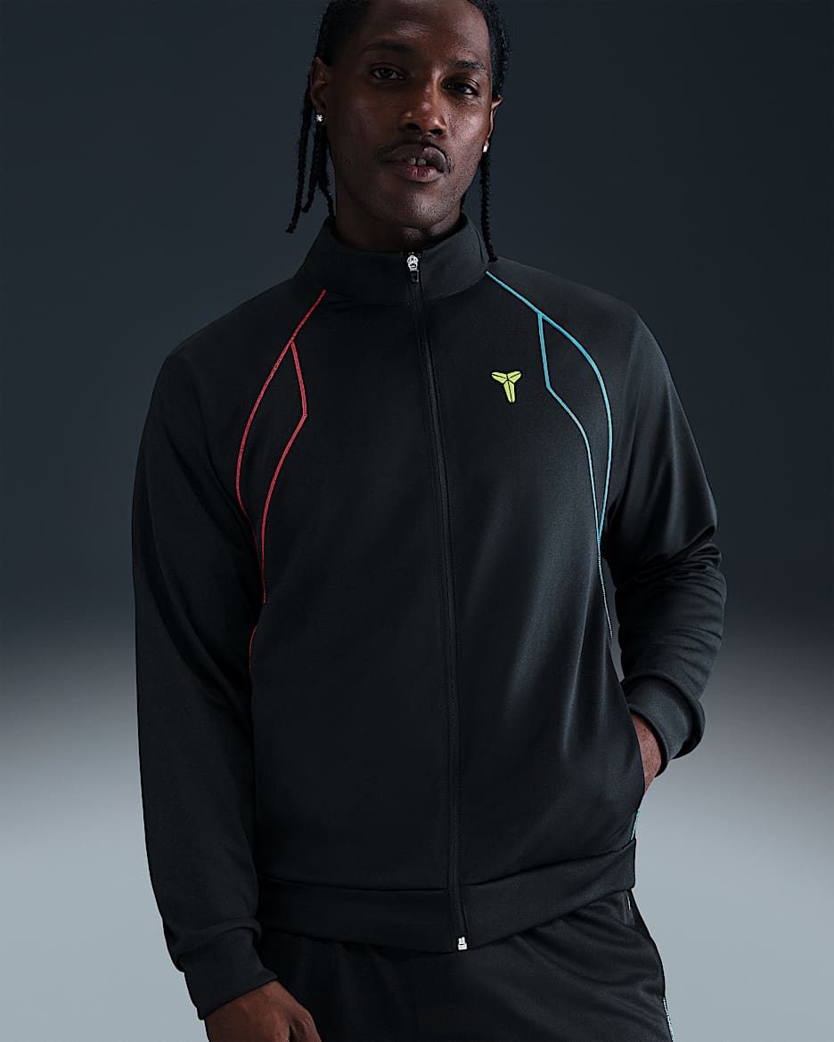 Kobe Dri-FIT Knit Jacket - Black/Black/Volt