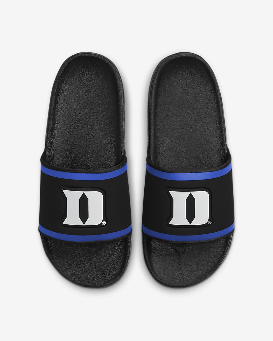 Duke Nike College Offcourt Slides - Black/Game Royal/White