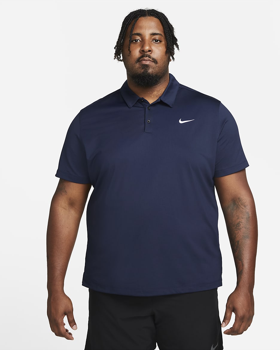 Nike Men's Football Polo - College Navy/Black/White