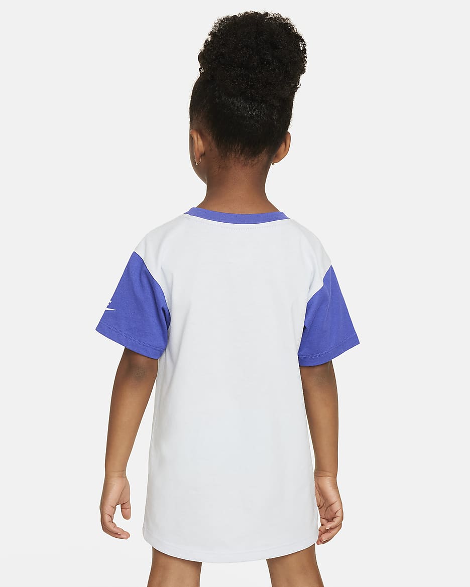 Nike Toddler Graphic Tee Dress - Football Grey