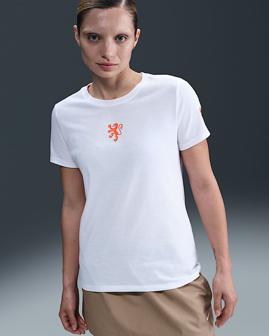 Niederlande Nike Fußball-T-Shirt (Damen) - Weiß